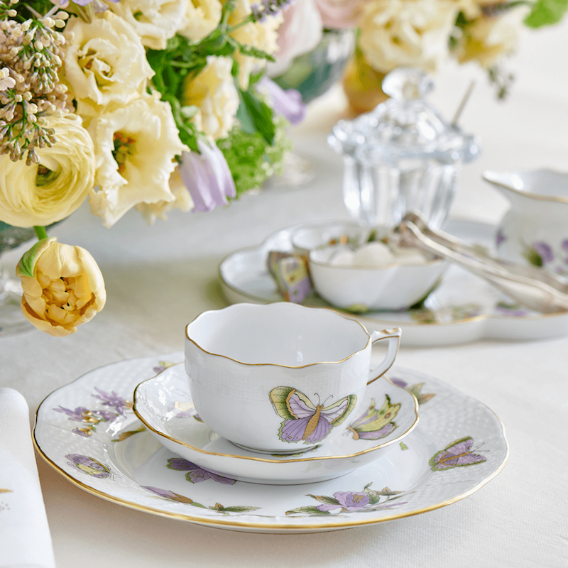 Bonadea | Herend | Royal Garden Butterfly Teacup & Saucer