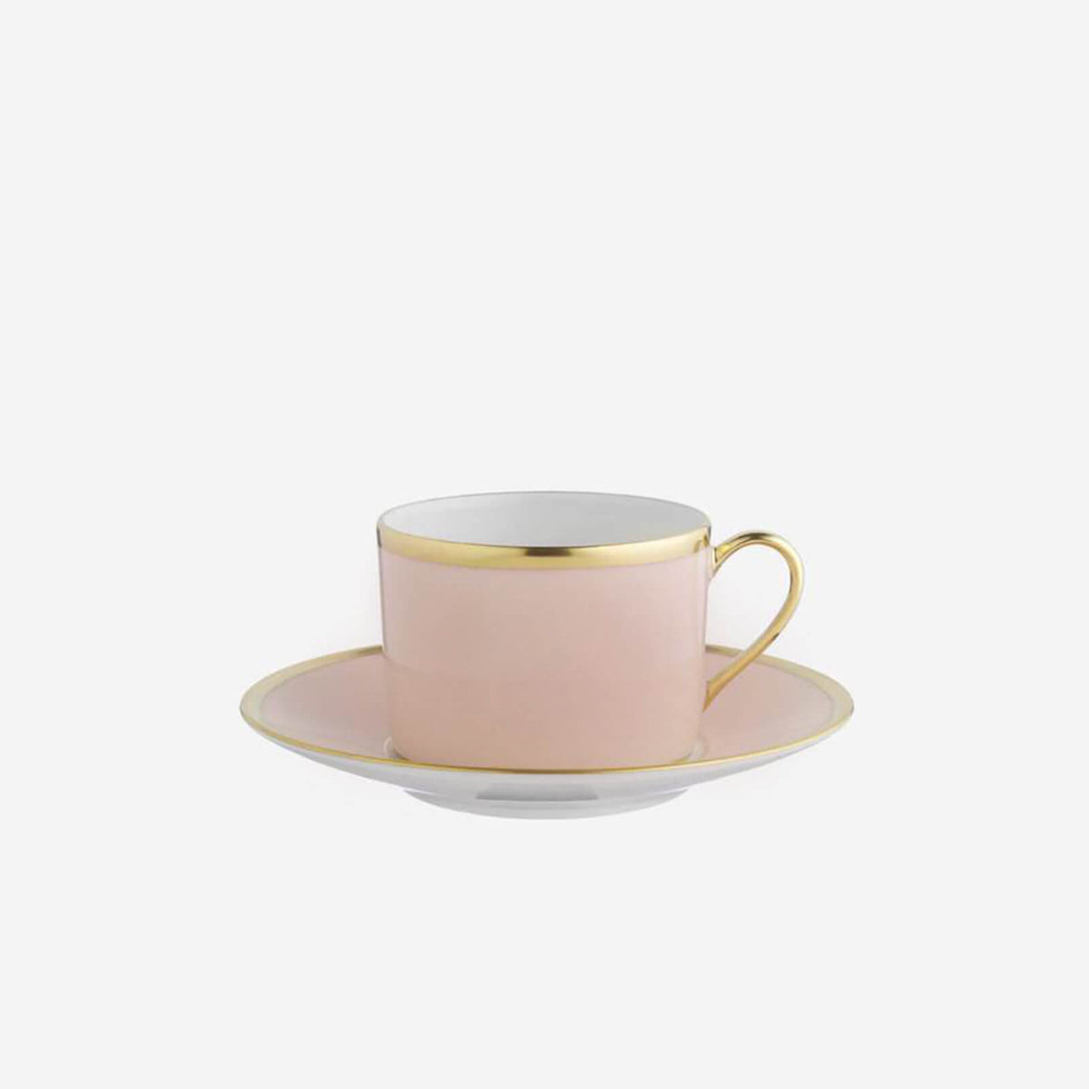 Bonadea | Sous Le Soleil Rose Pink Teacup & Saucer - Bonadea