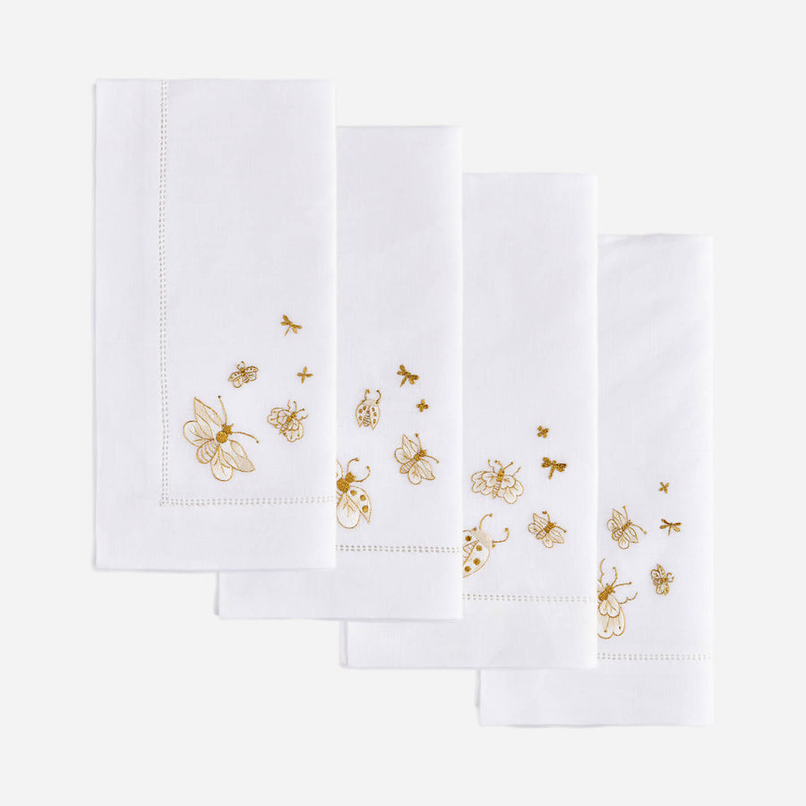 Bonadea Enchanted Garden Dinner Napkin - Set of 4