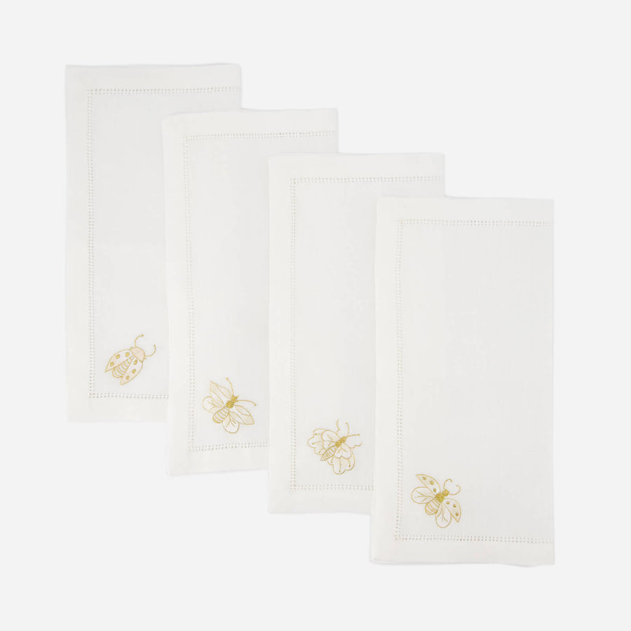 Bonadea Enchanted Garden Tea Napkin - Set of 4