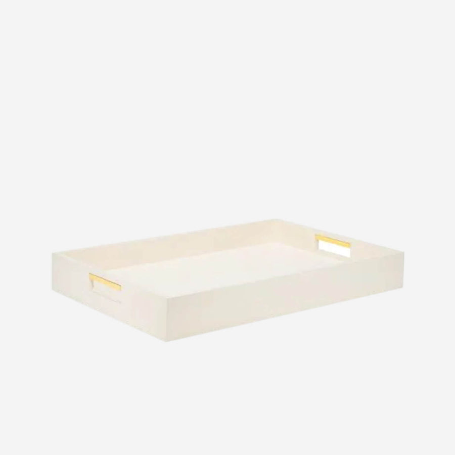 Bonadea Piero Lacquer Tray Cream