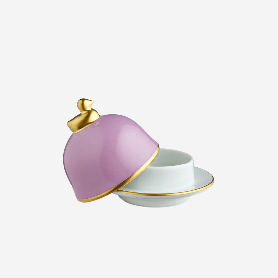 Legle Sous Le Soleil Lilac Butter Dish