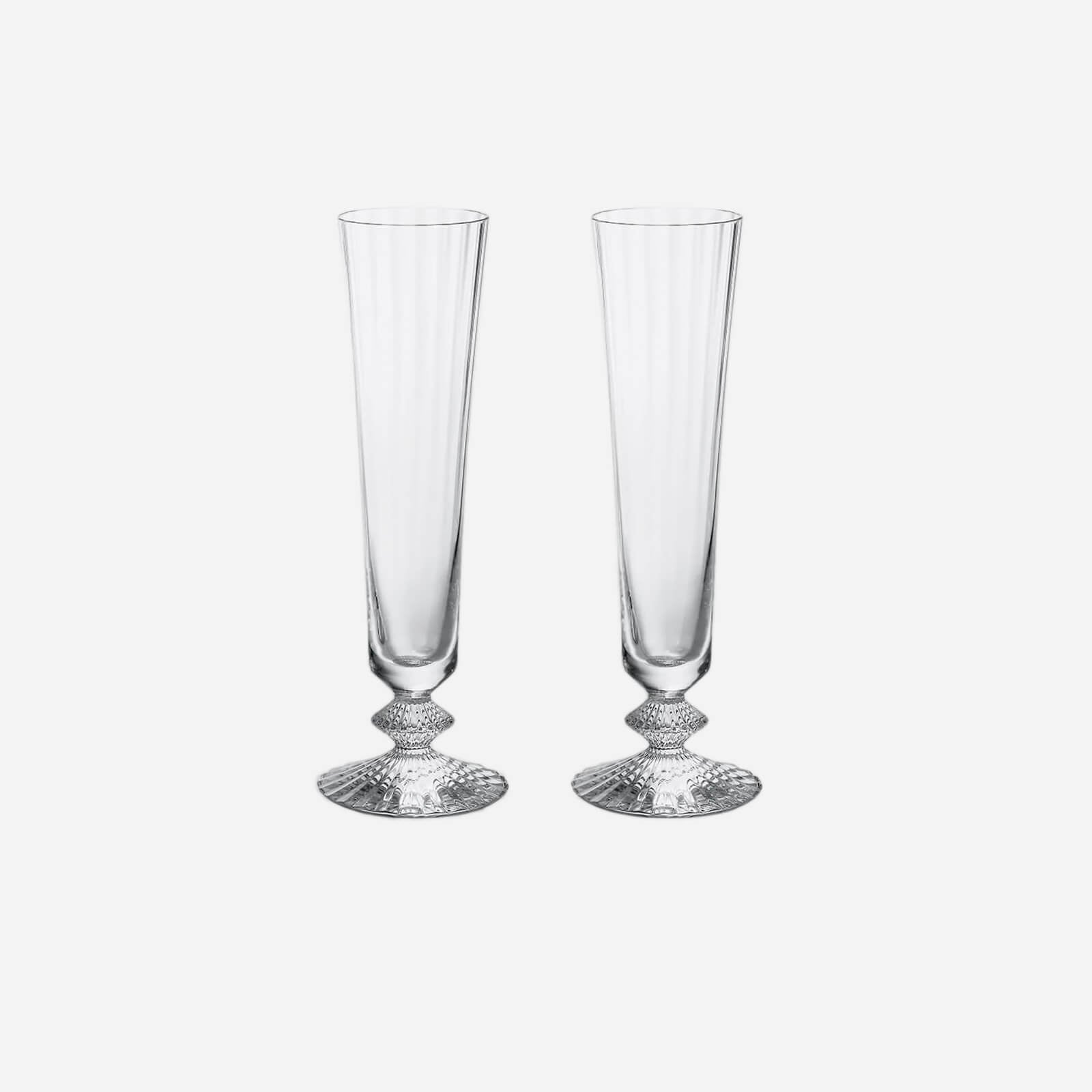 Baccarat Massena Champagne Flute Set of 2