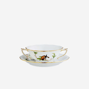 Foret Bird Consommé Cup & Saucer - Set of 6