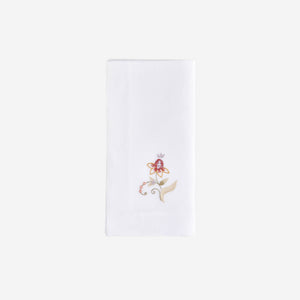 Jacobean Flowers Dinner Napkin Style I - Set of 6