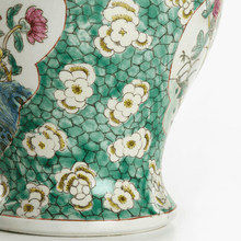 Load image into Gallery viewer, Antique Polychrome Ginger Jar with Birds and Peonies
