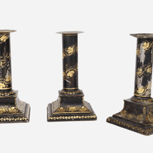 Load image into Gallery viewer, 19th-Century Gilt-Leaf Candlestick - Set of 4
