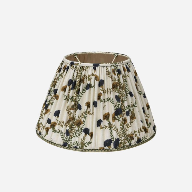 Bonadea Blue Carnation Lampshade