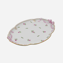 Load image into Gallery viewer, Antique Herend Vienna Rose &amp; Bow Serving Platter
