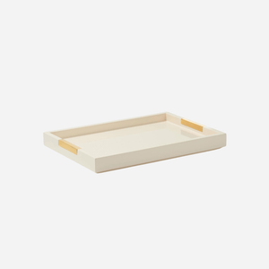 Piero Lacquer Vanity Tray - Cream