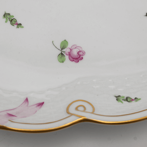 Antique Herend Vienna Rose & Bow Serving Platter