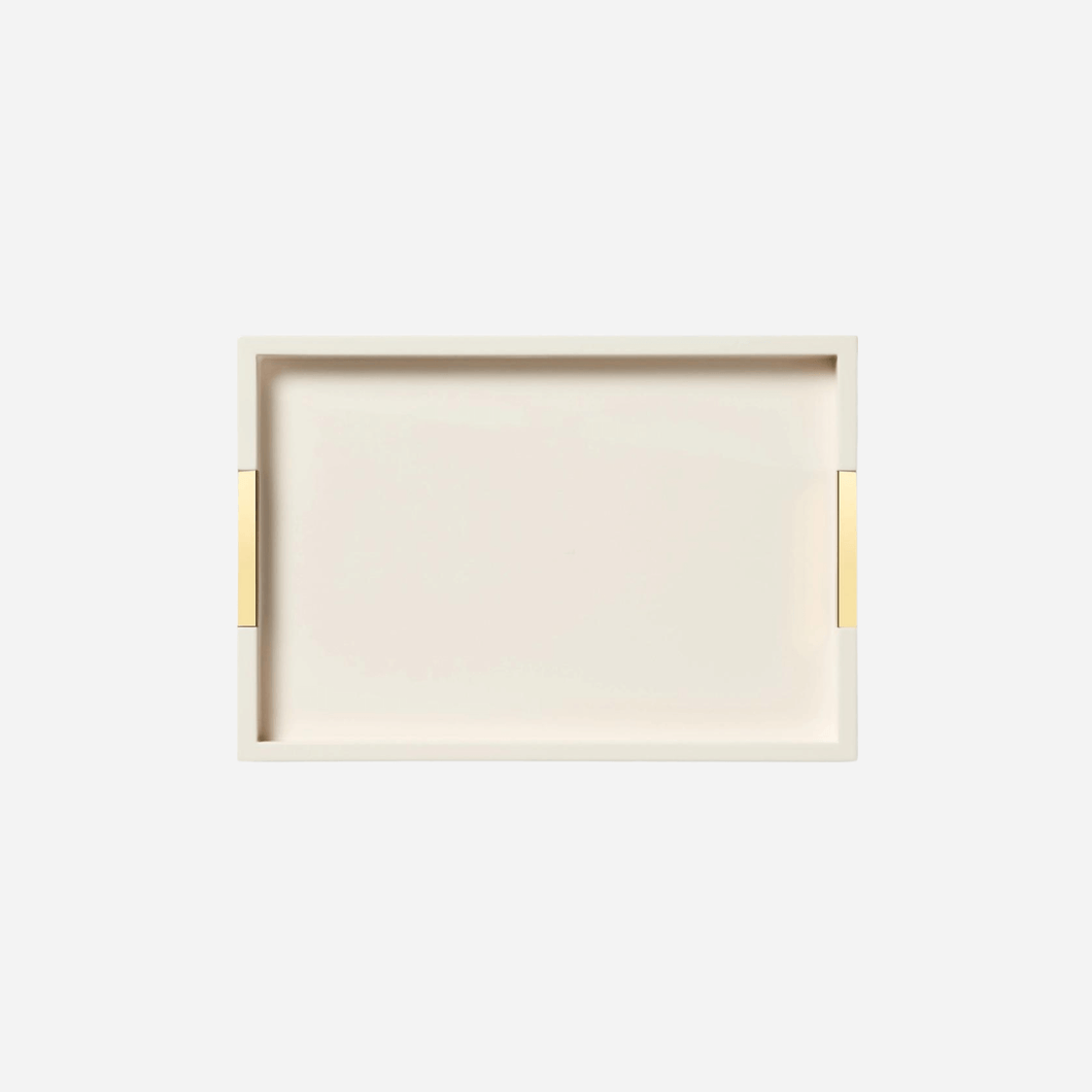 Piero Lacquer Vanity Tray - Cream