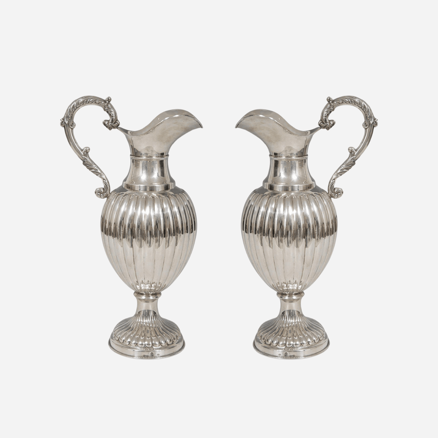 Bonadea A Pair of Antique Silver Jugs