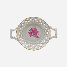 Load image into Gallery viewer, Antique Herend Apponyi Pink Bread Basket
