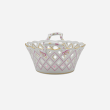 Load image into Gallery viewer, Antique Herend Apponyi Pink Bread Basket
