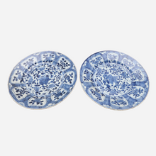 Load image into Gallery viewer, Antique Blue &amp; White Chinese Plates - Set of 6
