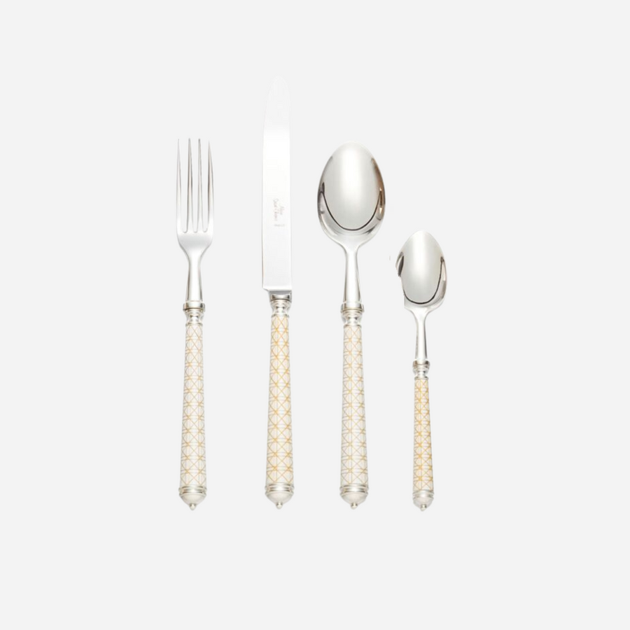 Alain Saint-Joanis Croisette 4-Piece Silver Plated Cutlery Set