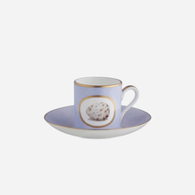 Load image into Gallery viewer, Egg &amp; Feather Espresso Cup &amp; Saucer
