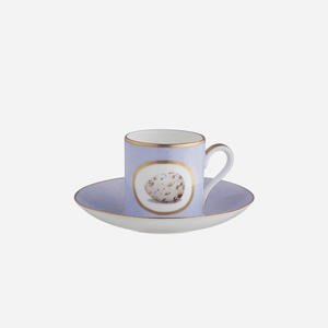 Egg & Feather Espresso Cup & Saucer