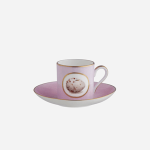 Egg & Feather Espresso Cup & Saucer