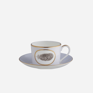 Egg & Feather Teacup & Saucer