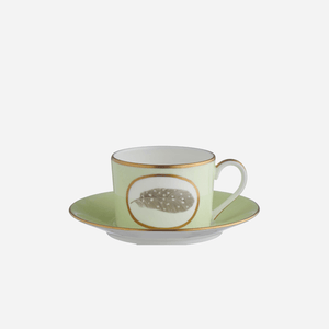 Egg & Feather Teacup & Saucer