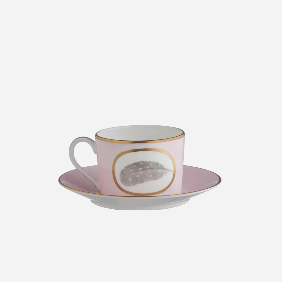 Bonadea Egg & Feather Teacup & Saucer