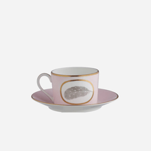 Load image into Gallery viewer, Egg &amp; Feather Teacup &amp; Saucer
