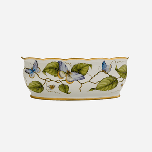 Exotic Butterfly Oval Cachepot