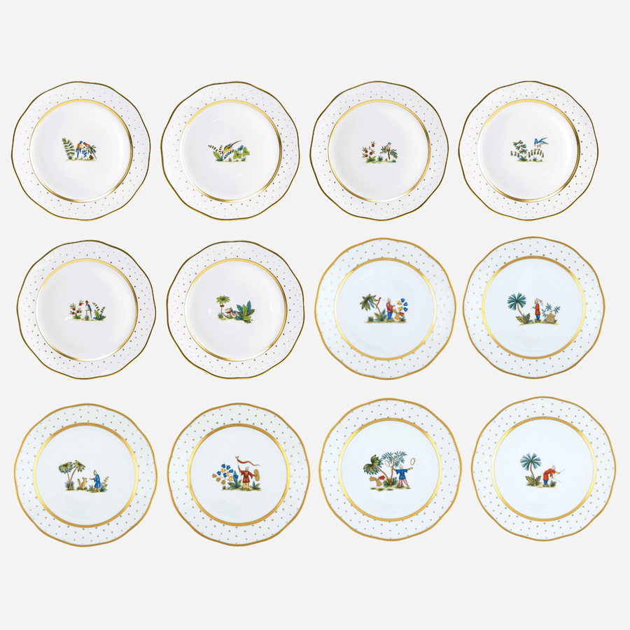 Herend Fodo Dinner Plate - Set of 12