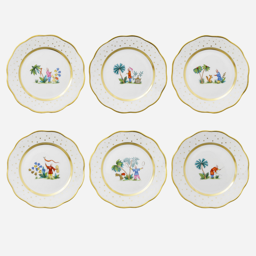 Herend Fodo Dinner Plate - Set of 6