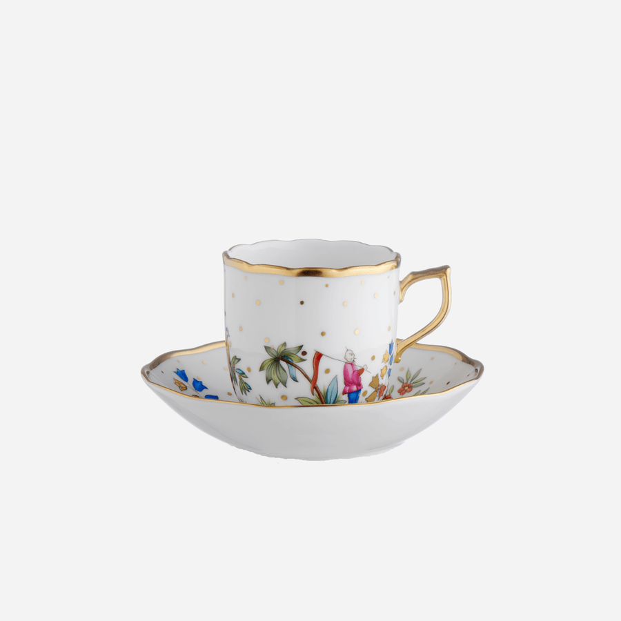 Herend Fodo Espresso Cup & Saucer