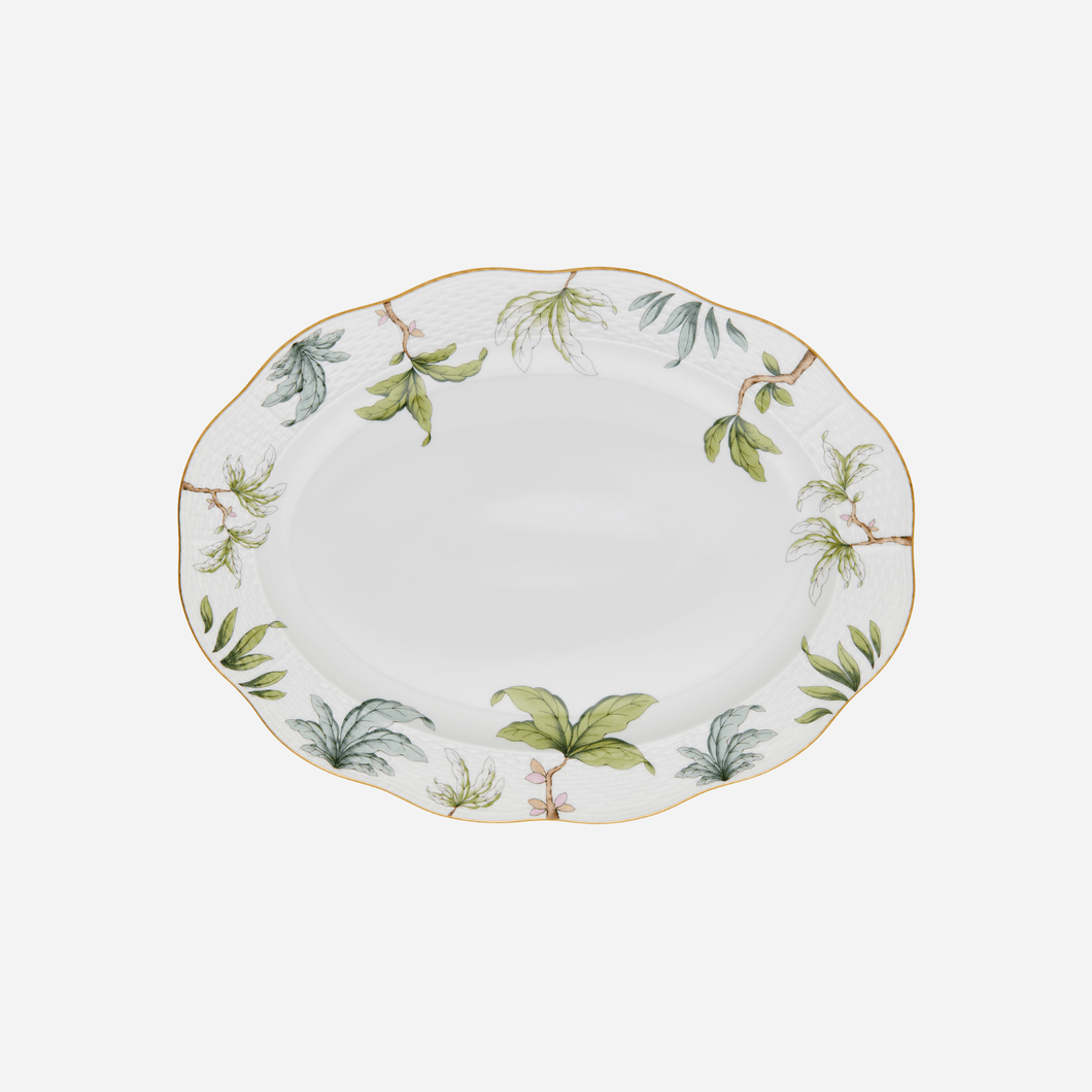 Foret Foliage Oval Platter Large