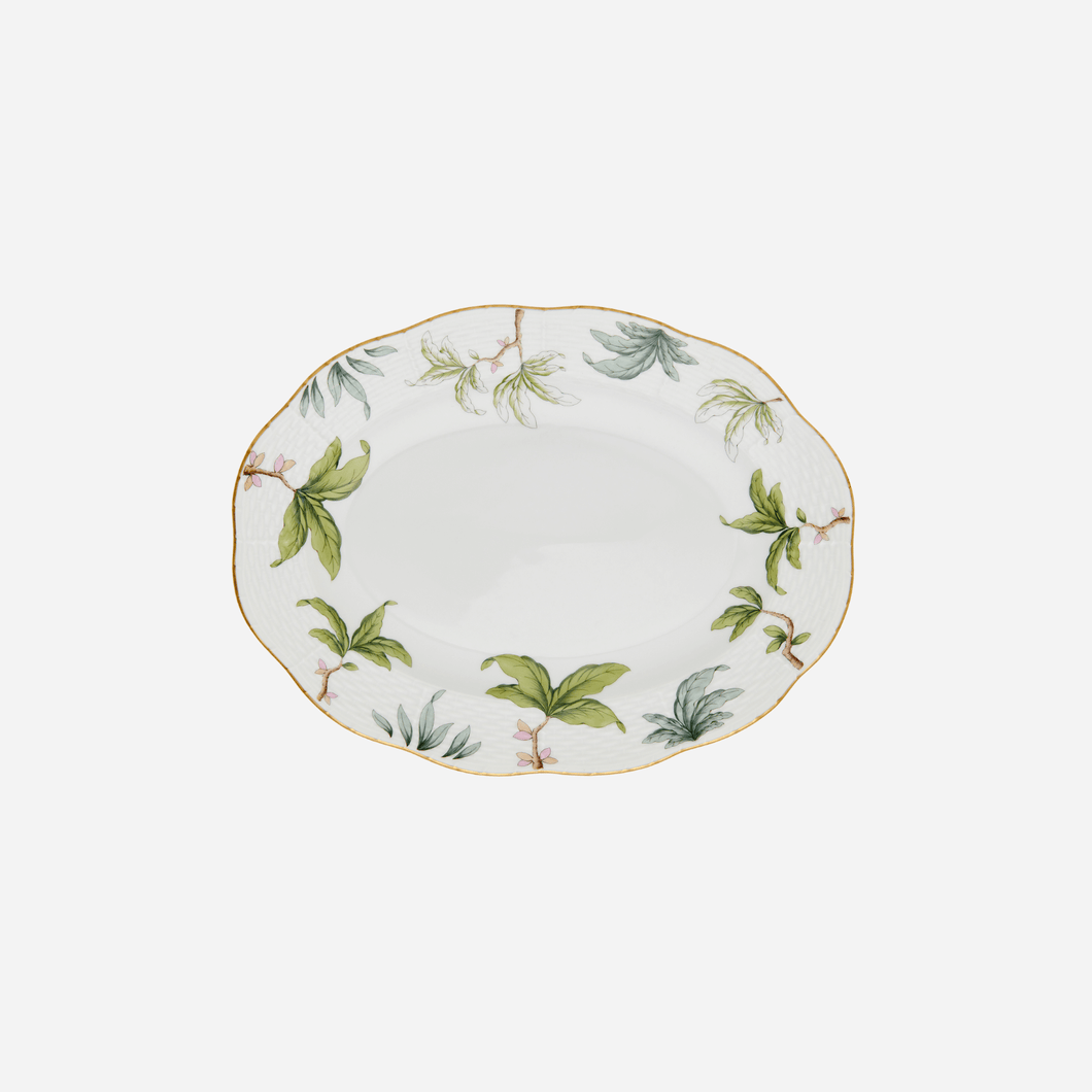 Foret Foliage Oval Platter Small