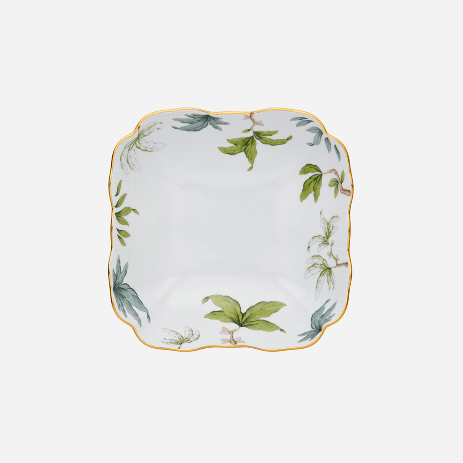 Herend Foret Foliage Salad Bowl