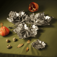 Load image into Gallery viewer, Geranium Leaf Sterling Silver Bowl - Medium
