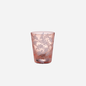 Oak Leaves Medium Tumbler Peach - Set of 2