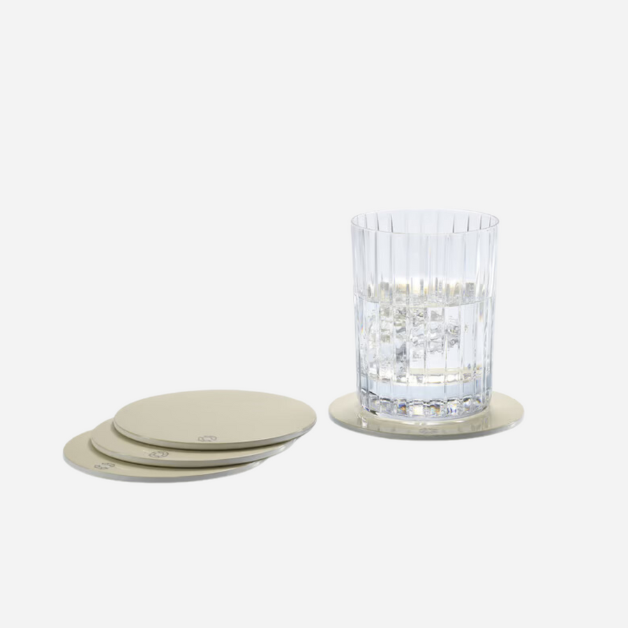 Baccarat Octogone Ivory Coaster - Set of 4