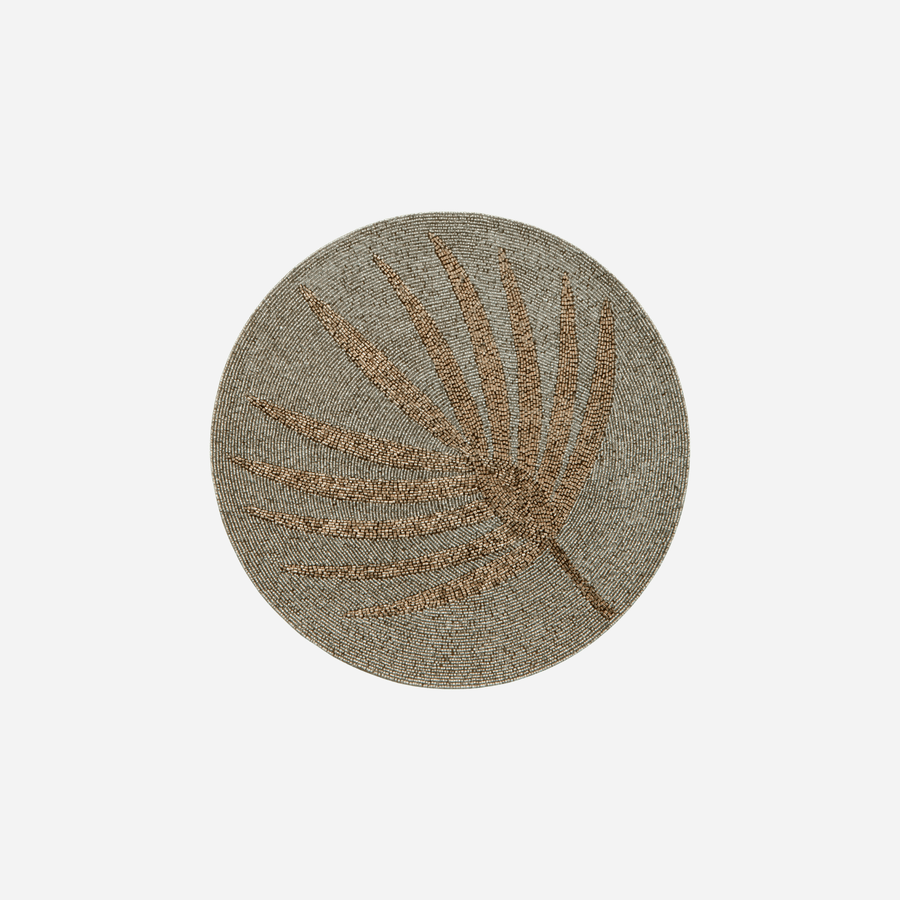 Joanna Buchanan Palm Frond Beaded Placemat