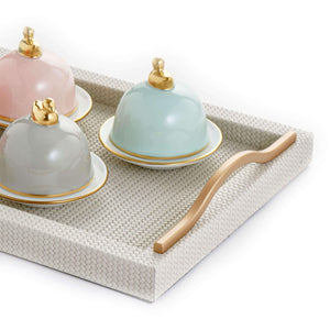 Sous Le Soleil Lilac Butter Dish