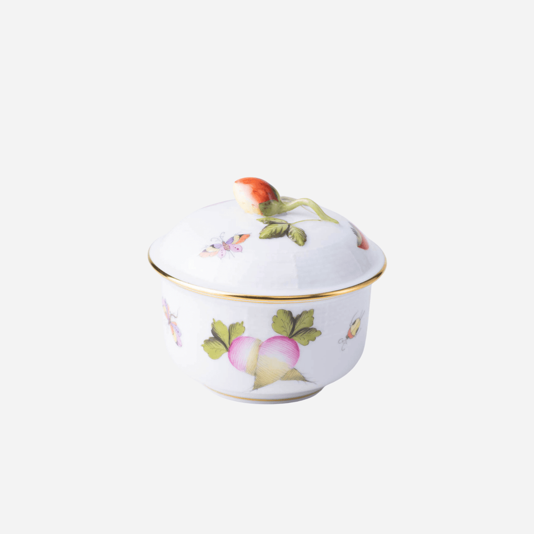 Market Garden Sugar Bowl Strawberry Knob - Large