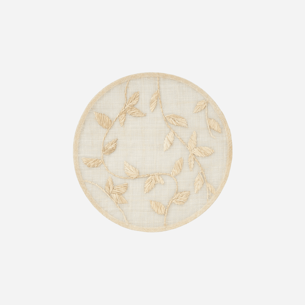 Raffia Leaf Placemat