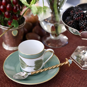 Ephrussi Espresso Cup & Saucer - Moss