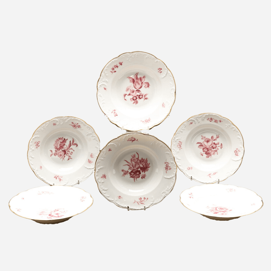 Bonadea Antique Rosenthal Porcelain Bowls - Set of 6