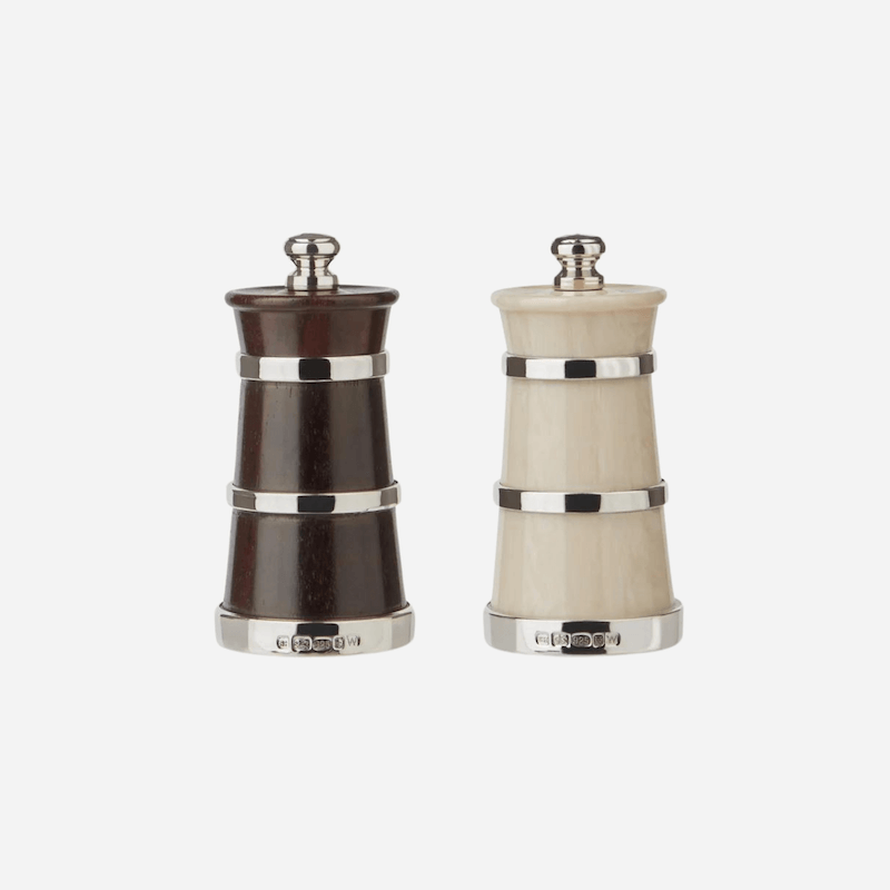 Bonadea Rosewood and Ivorine Salt & Pepper Grinder Set