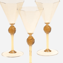 Load image into Gallery viewer, Salviati Venetian Renaissance Revival Wine Glasses  - Set of 6
