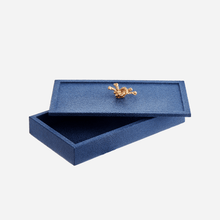 Load image into Gallery viewer, Thalia Rectangular Box Navy Blue
