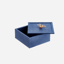 Load image into Gallery viewer, Thalia Square Box Navy Blue
