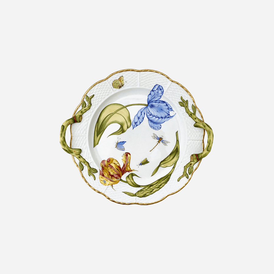 Anna Weatherley Tulip Round Platter with Handles