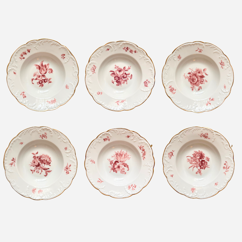 Antiques & Vintage Antique Rosenthal Porcelain Bowls - Set of 6